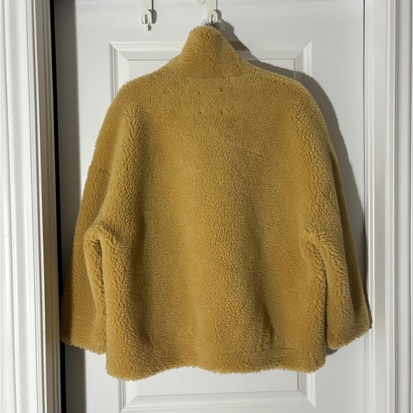 Zara teddy brown faux fur jacket - Picture 2 of 4